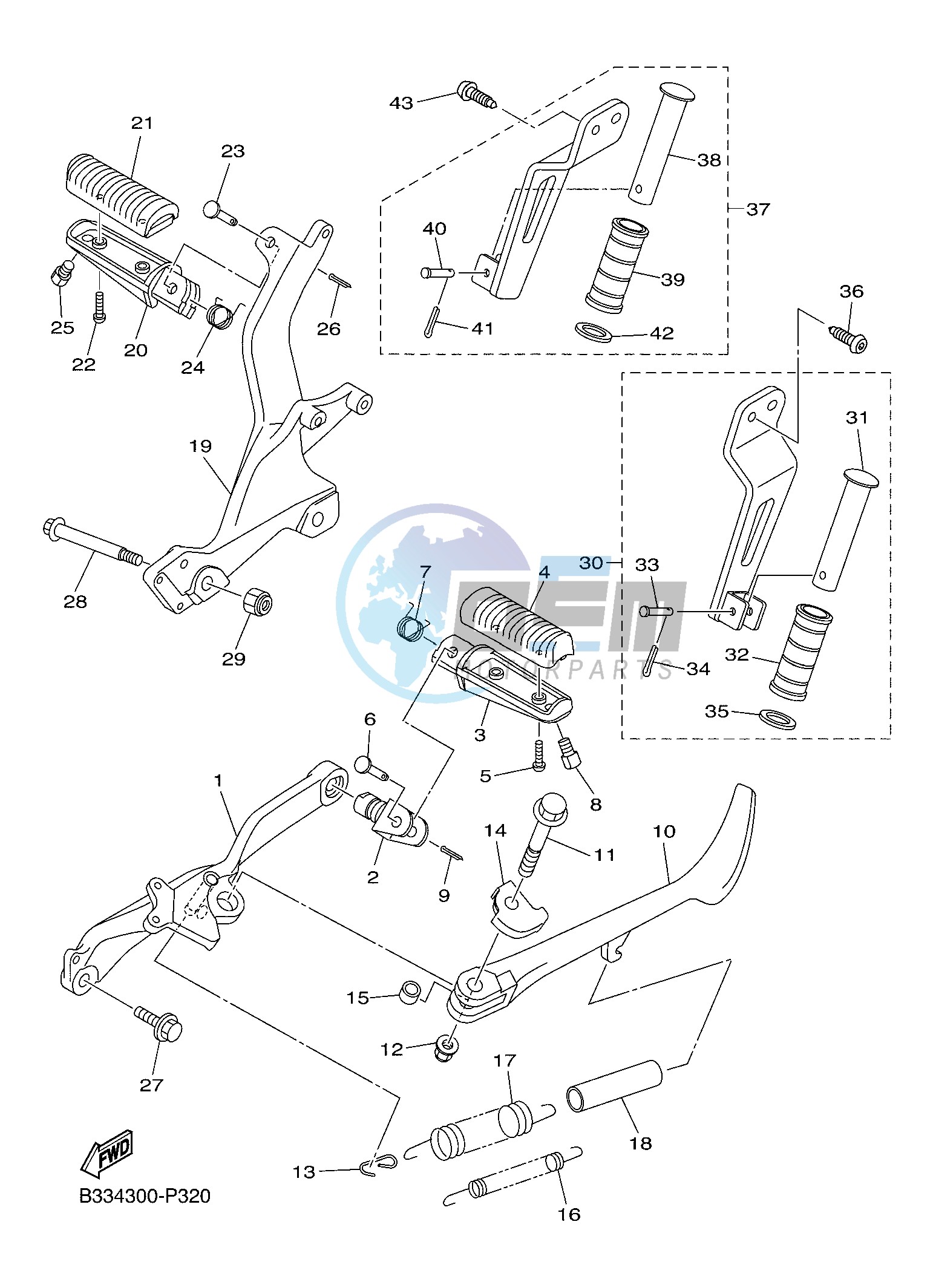 STAND & FOOTREST