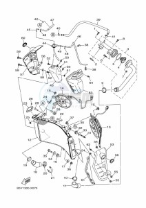 MT-10 MTN1000 (B5Y6) drawing RADIATOR & HOSE