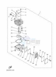 E15D drawing CARBURETOR