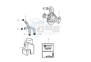 Zip 50 SP drawing Carburetor