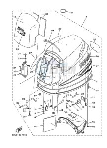 LF115TXR-2009 drawing FAIRING-UPPER