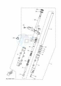 CZD250-A  (B8Y3) drawing FRONT FORK