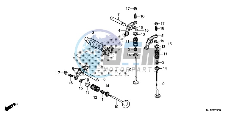 CAMSHAFT/ VALVE (FRONT)