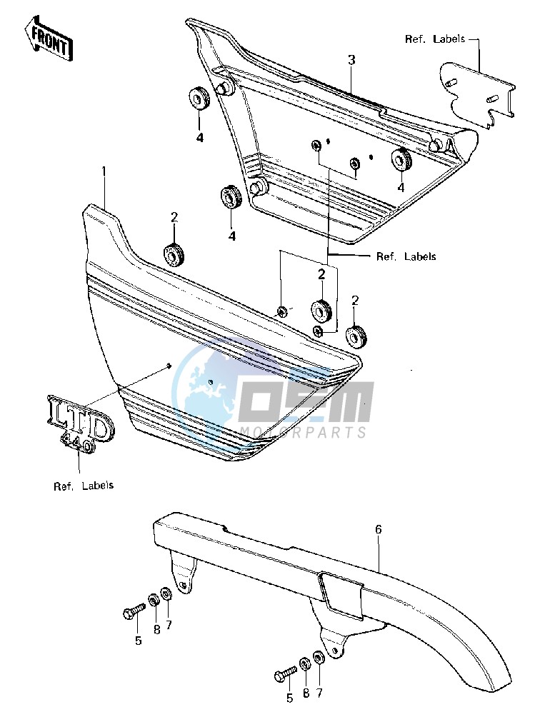 SIDE COVERS_BELT COVER -- 80 D1- -