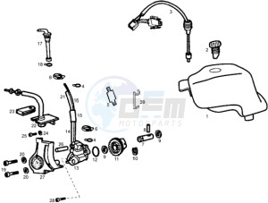 RCR 50 drawing Pump oil