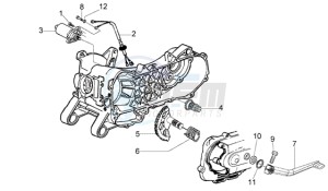 LX 50 4T drawing Starting motor-starter lever