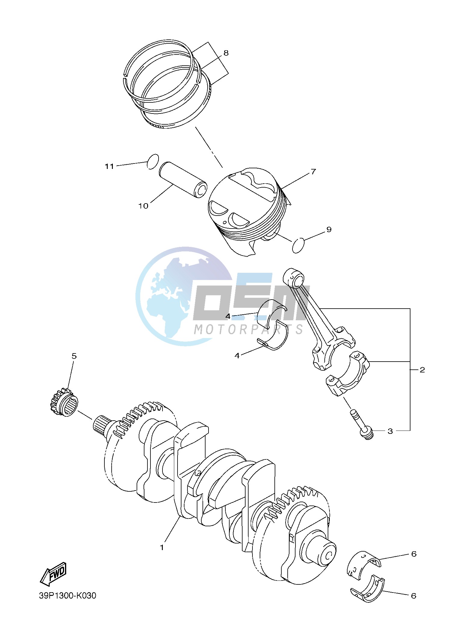 CRANKSHAFT & PISTON