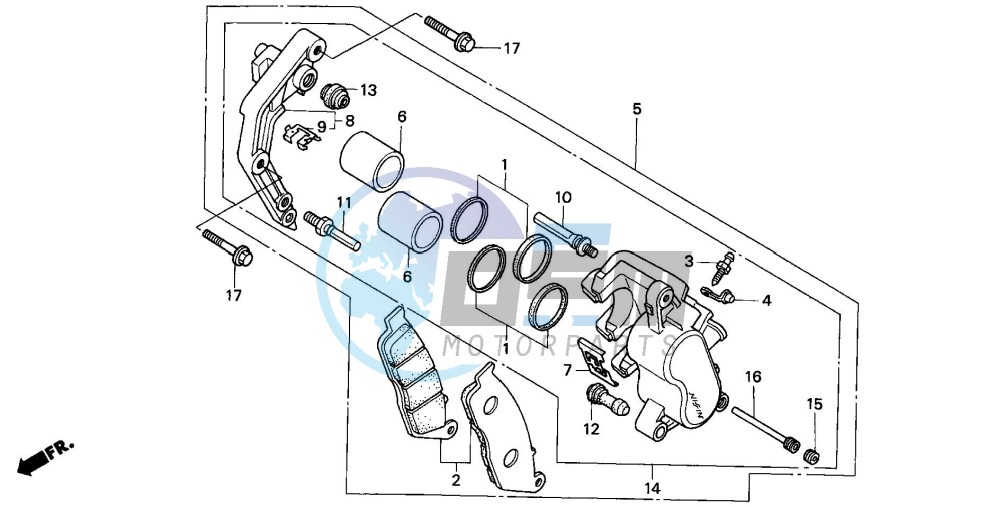 FRONT BRAKE CALIPER