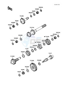 KAF 450 B [MULE 1000] (B1) [MULE 1000] drawing TRANSMISSION