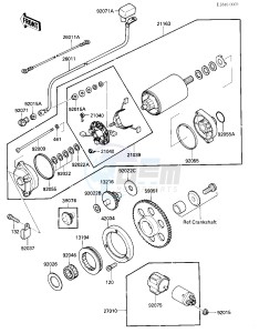 VN 700 A [LTD] (A1) [LTD] drawing STARTER MOTOR_STARTER CLUTCH