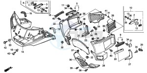 GL1500SE GOLDWING SE drawing FAIRING