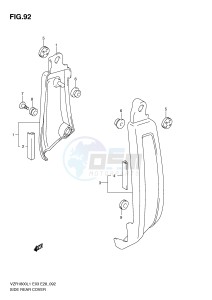 VZR1800 (E3) INTRUDER drawing SIDE REAR COVER