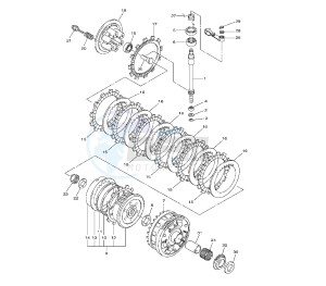 FZ8-NA 800 drawing CLUTCH