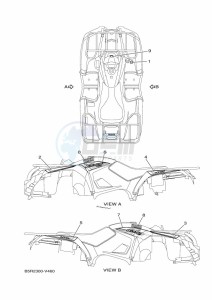 YFM450FWBD KODIAK 450 (B5R2) drawing GRAPHICS