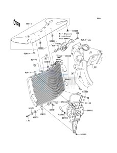 ZX 600 N [NINJA ZX-6RR] (6F) N6F drawing RADIATOR