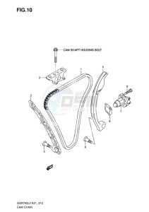 GSR750 ABS EU drawing CAM CHAIN