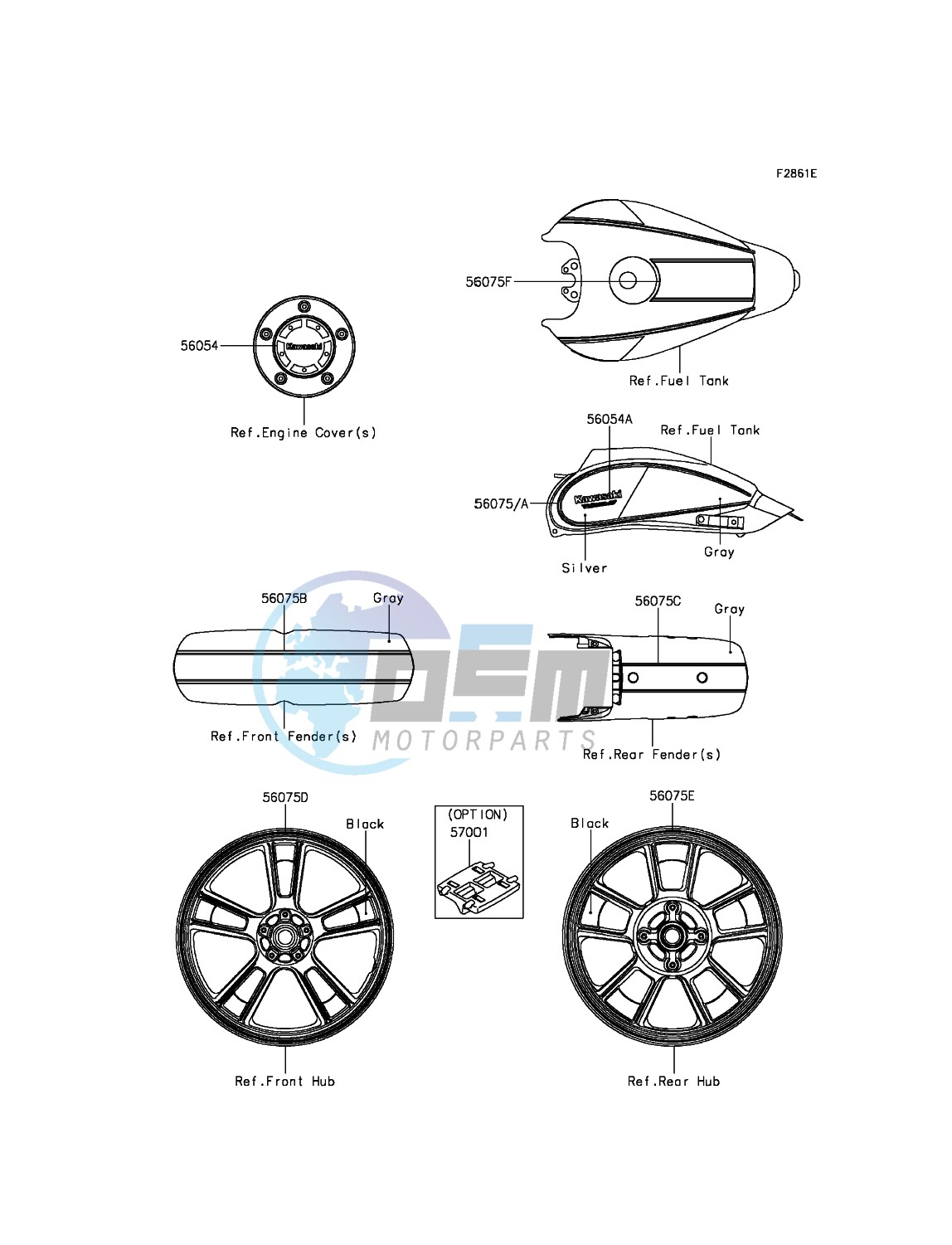 Decals(Silver/Gray)