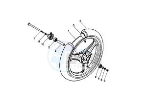 YH WHY EURO1 50 drawing FRONT WHEEL