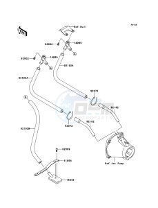 JET SKI ULTRA LX JT1500G9F EU drawing Bilge System