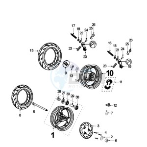 VIVA NUVA drawing WHEELS