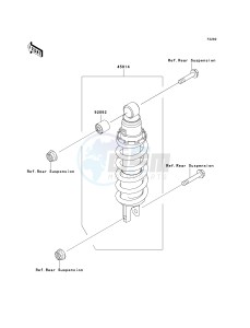 ZR 750 K [Z750S] (K1) K1 drawing SHOCK ABSORBER-- S- -