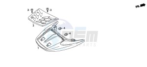 SZX50S X8R-S drawing LUGGAGE CARRIER