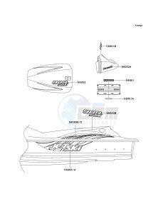 JT 900 C [900 STX] (C1-C2) [900 STX] drawing DECALS-- JT900-C2- -