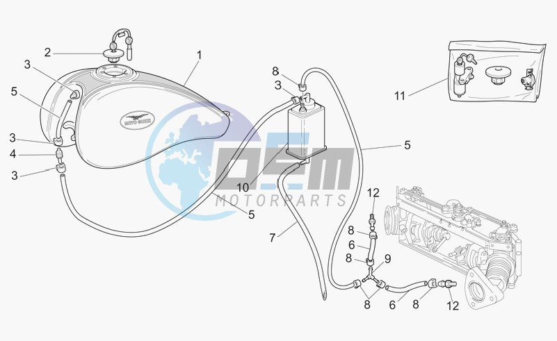 Fuel vapour recover system