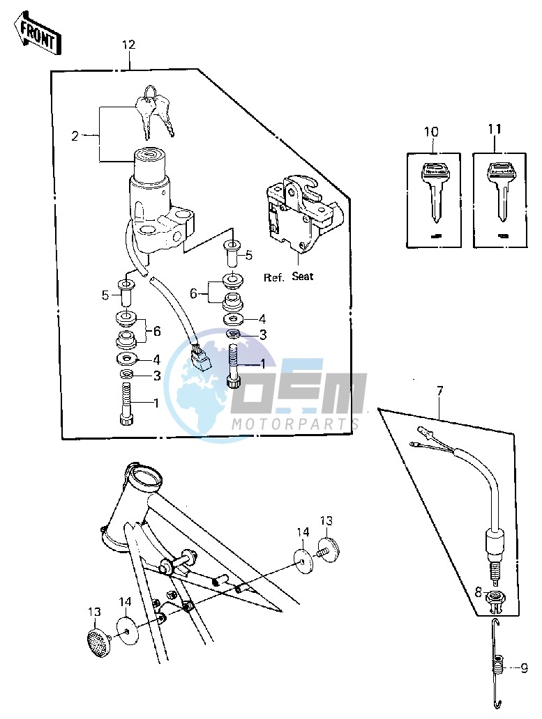 IGNITION SWITCH_LOCKS_REFLECTORS -- 80 D1- -