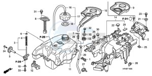 TRX420FEA Europe Direct - (ED / 2ED 4WD) drawing FUEL TANK