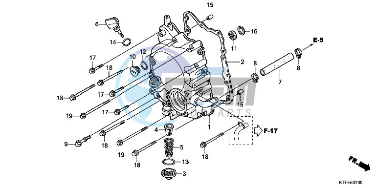 RIGHT CRANKCASE COVER