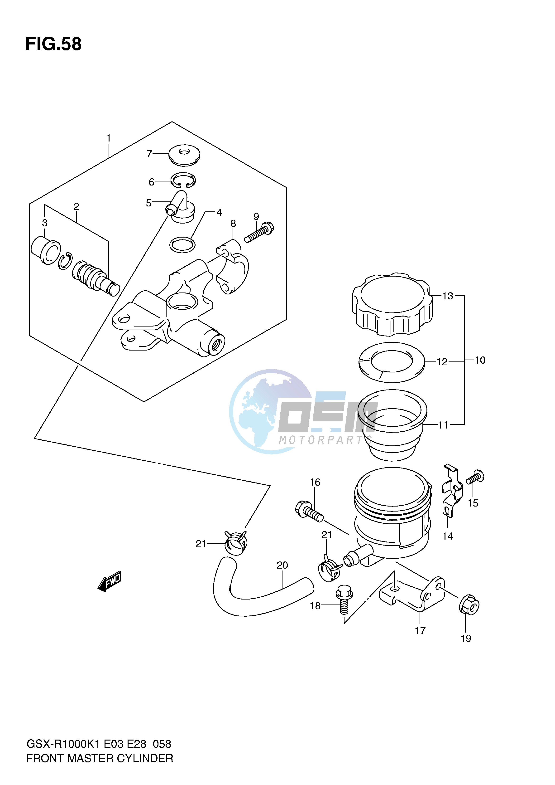 FRONT MASTER CYLINDER