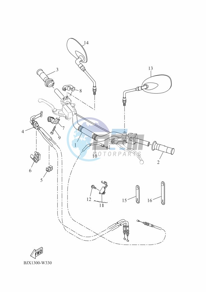 STEERING HANDLE & CABLE