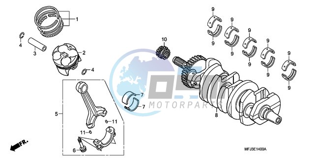 CRANKSHAFT/PISTON