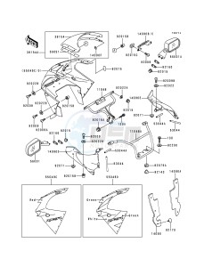 ZX 900 B [NINJA ZX-9R] (B1-B3) [NINJA ZX-9R] drawing COWLING -- ZX900-B2- -