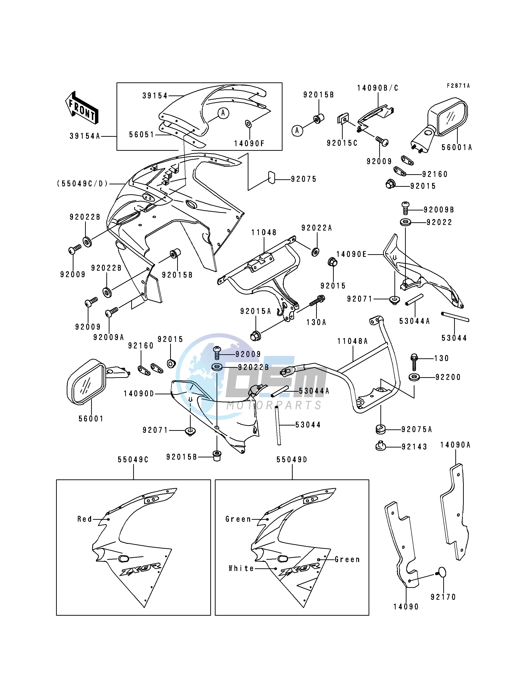 COWLING -- ZX900-B2- -