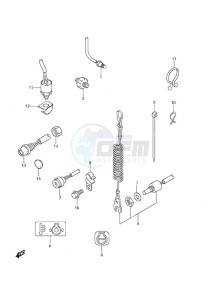 DF 25 V-Twin drawing Sensor/Switch