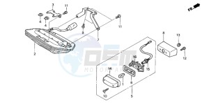 CB1300S CB1300SUPERBOLD'OR drawing TAILLIGHT