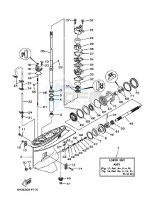 60F drawing LOWER-CASING-x-DRIVE-1