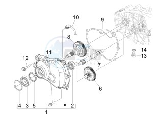 X7 250 ie Euro 3 drawing Reduction unit