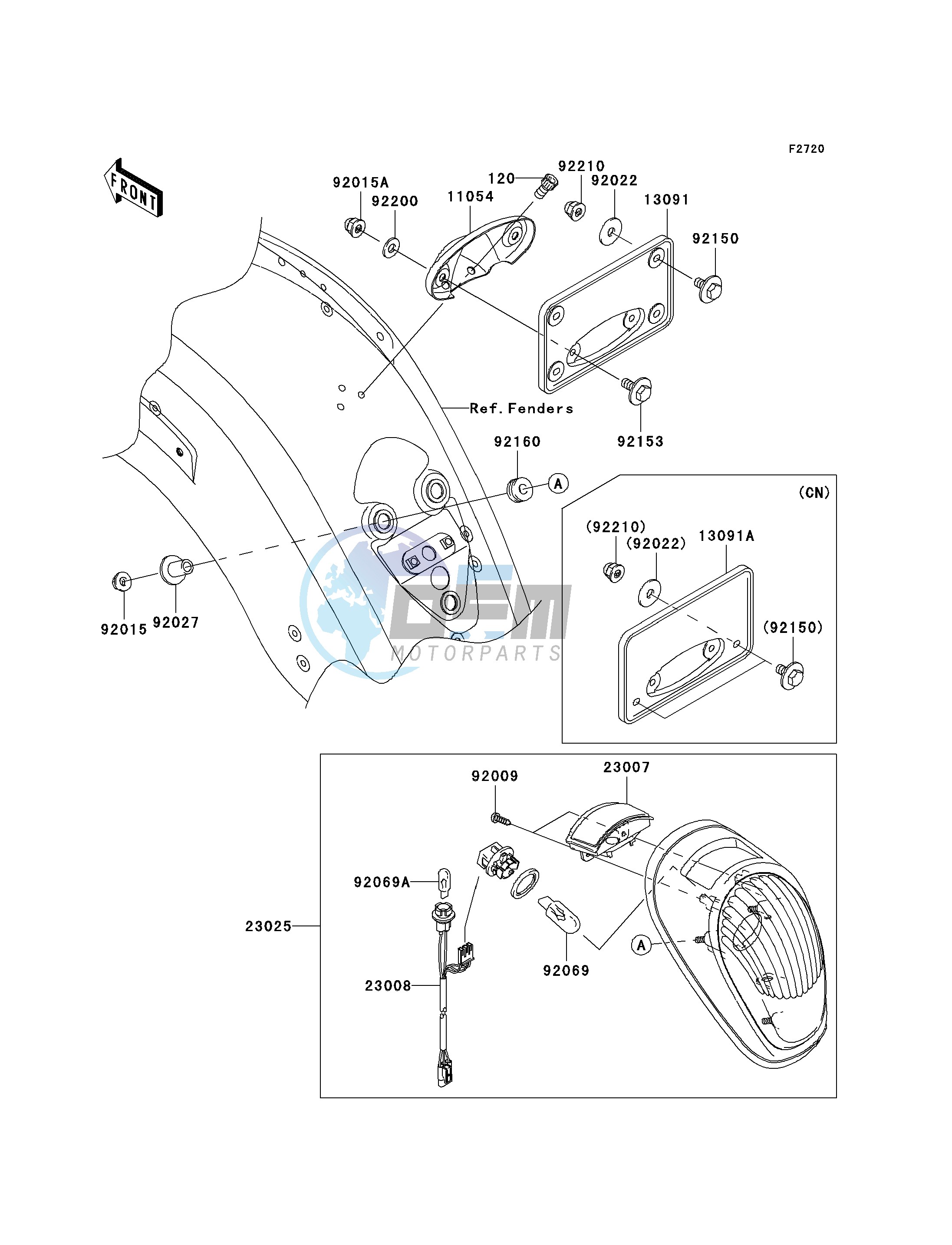 TAILLIGHT-- S- -