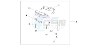 FJS400D9 F / CMF drawing HNDL CENTER COVER