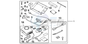 CBR1000RA9 Australia - (U / ABS MME) drawing KIT ALARM SYSTEM