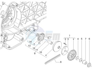 Runner 125 VX 4t drawing Driving pulley