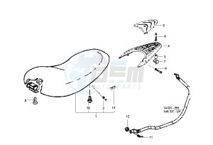 Liberty RST 200 drawing Saddle