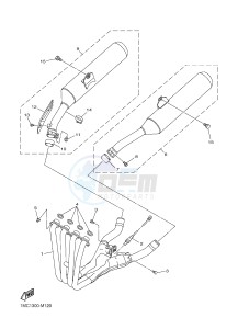 FJR1300A FJR1300A ABS (1MC7) drawing EXHAUST