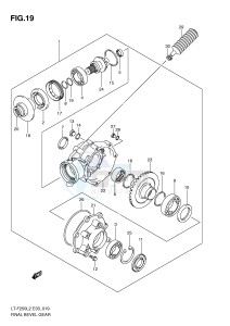 LT-F250 (E33) drawing FINAL BEVEL GEAR