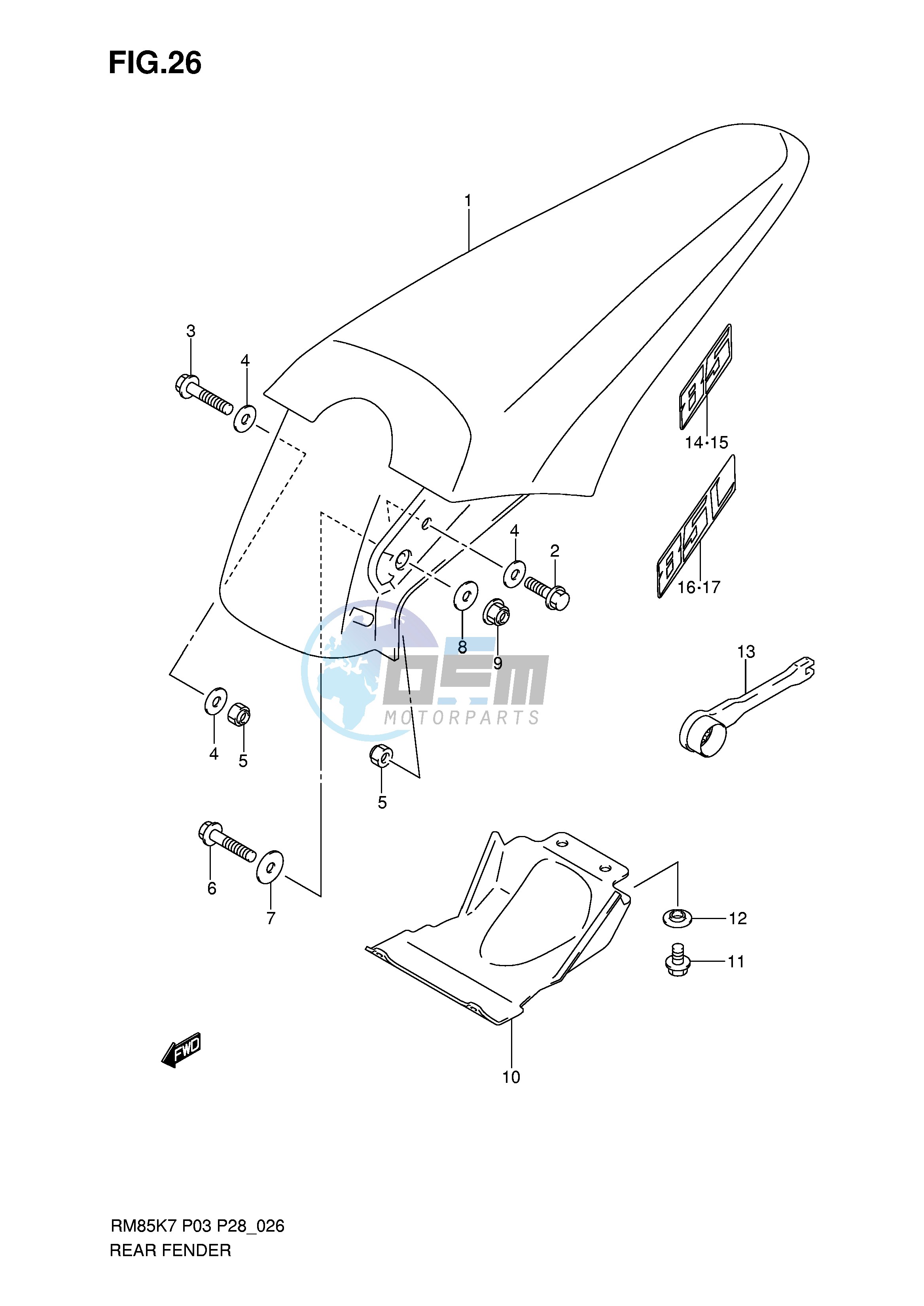 REAR FENDER