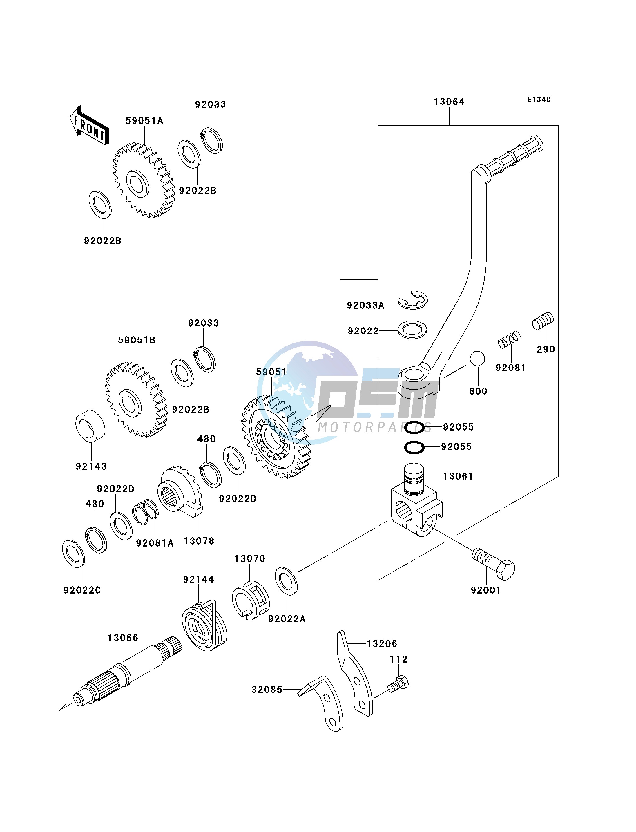 KICKSTARTER MECHANISM