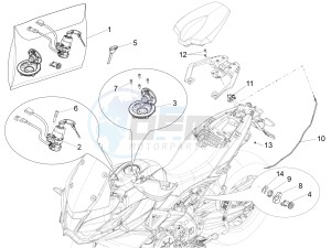 ETV Caponord 1200 drawing Locks